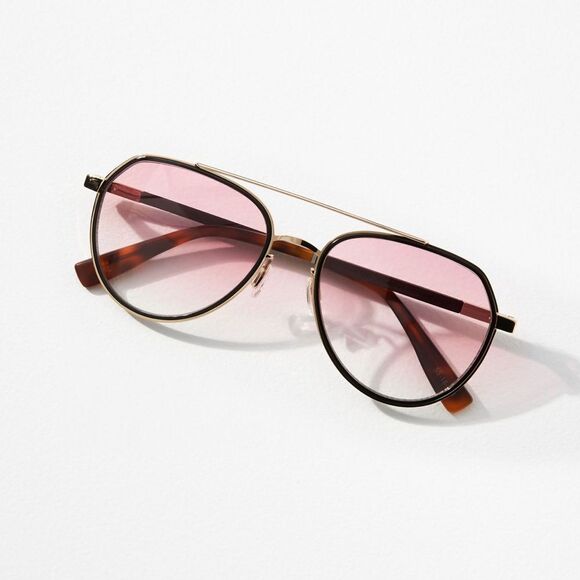 Bohten x Anthropologie Bond Aviator Sunglasses - Picture 1 of 12